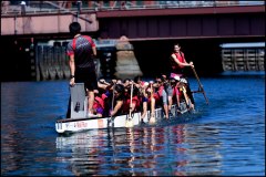 Paddling in Fort Point Channel